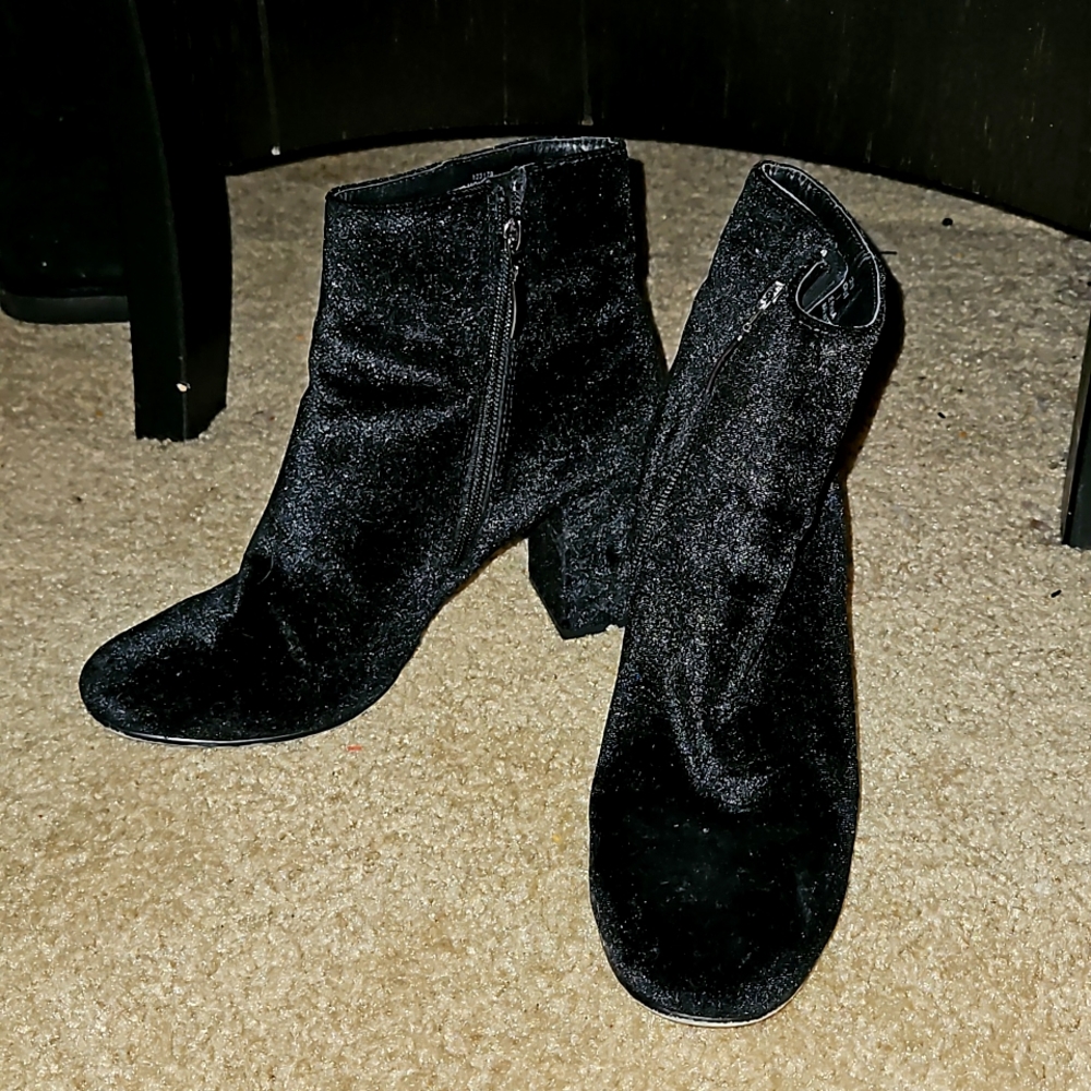 Limelight Velvet Booties